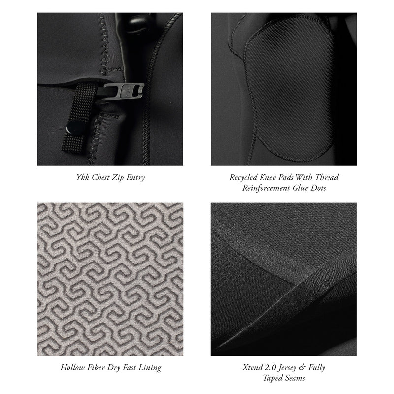 Youth Wetsuit 7 Seas Boys Raditude 3-2 Full Chest Zip