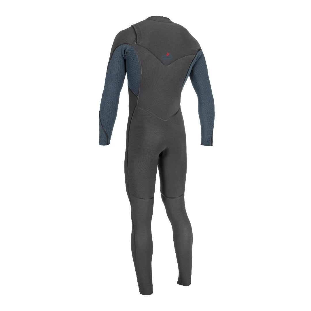 O'NEILL - HYPERFREAK FIRE 3/2 CHEST ZIP FULLSUIT - MIDNIGHT OIL / CADETTEBLUE