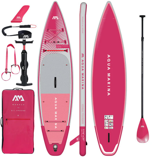 CORAL Raspberry TOURING 11'6" SUP + pdl