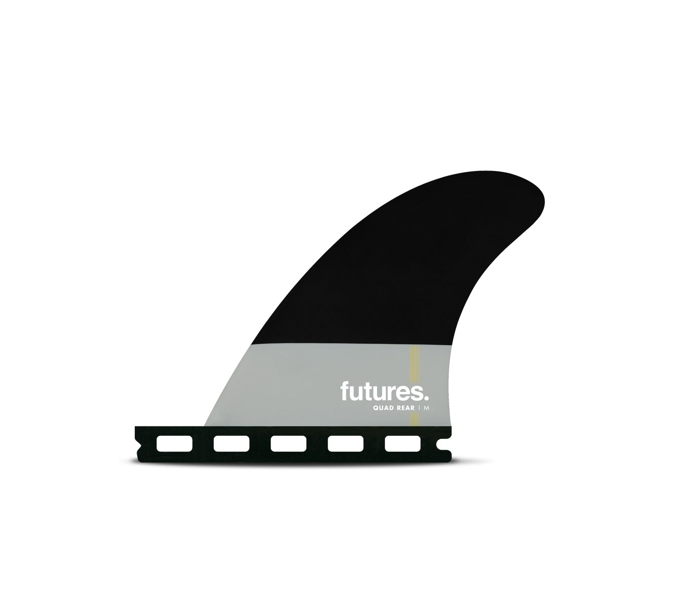 FUTURE FINS - PIVOT QUAD REAR - HC- MEDIUM - BLACK