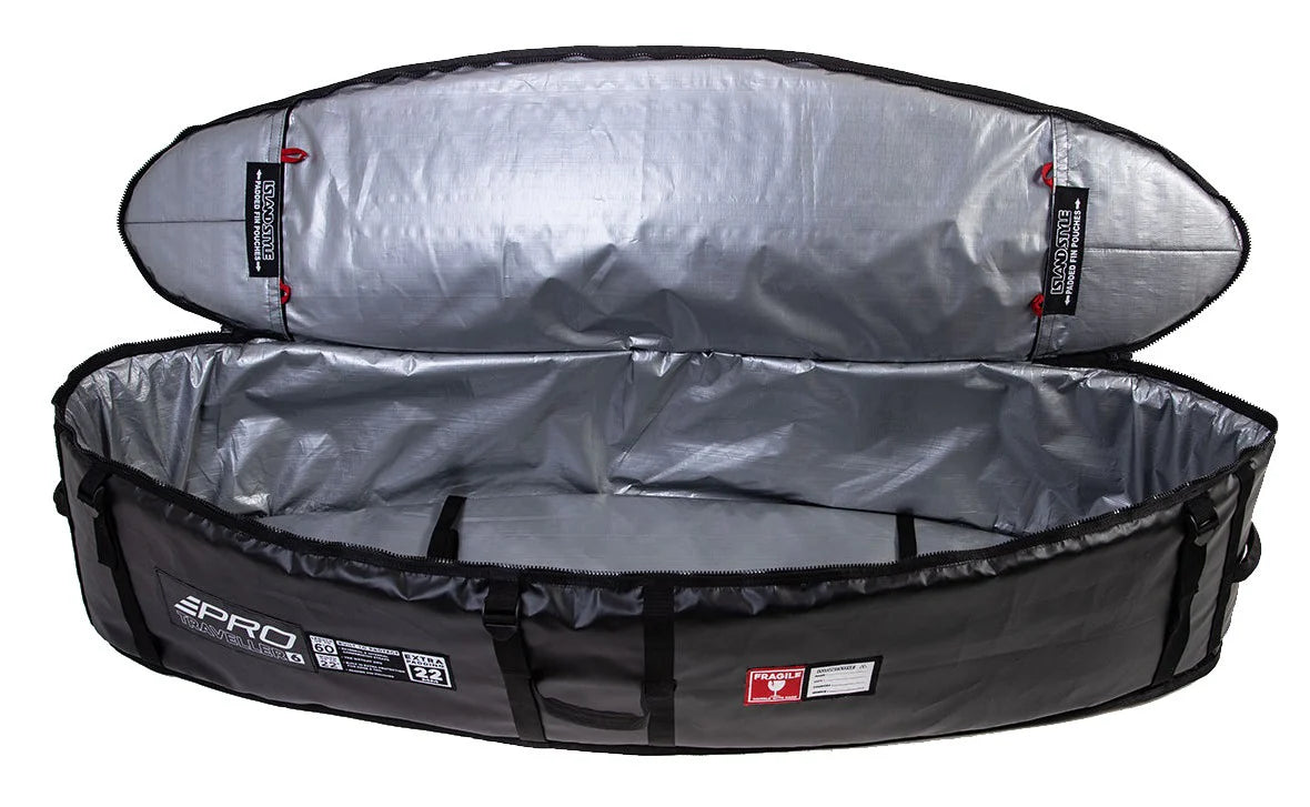 Island Style - Pro Traveller 6 Tarpaulin Shortboard Travel Cover (Holds 6 Boards)