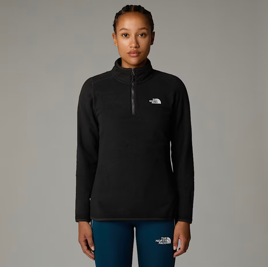 THE NORTH FACE - WOMEN 100 GLACIER 1/4 ZIP