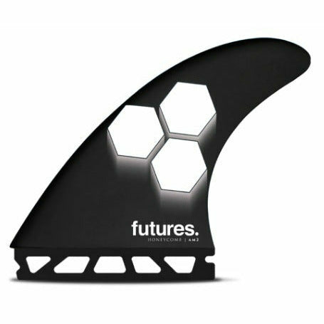 Futures Fins - AM2 Honeycomb - Large (Black/White)