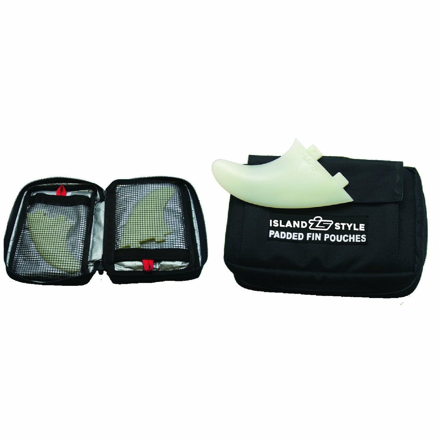 Island Style - Surfers Fins/Tool Kit Bag (Holds 4 Sets Of Fins & Key Ratchet/Wax/Sun Block) New