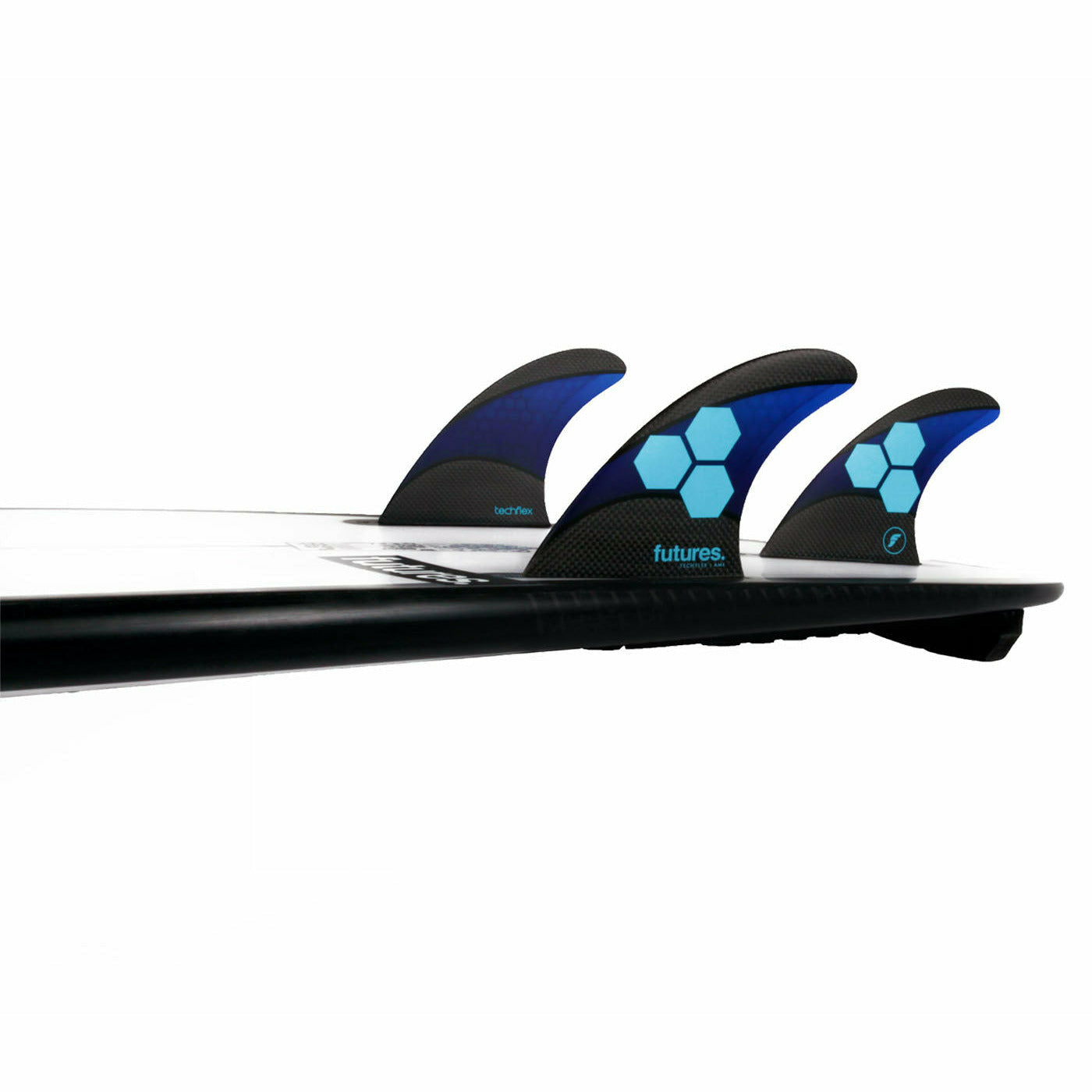 Futures Fins - AM1 Techflex - Medium (Blue/Cyan)