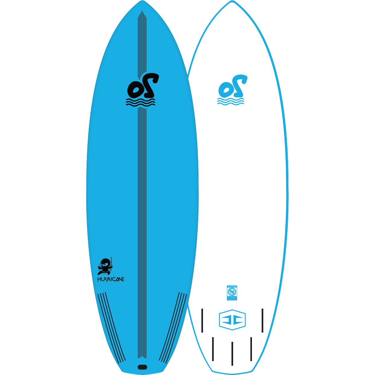 Ocean Storm - Lil Ninja Soft Top Surfboard