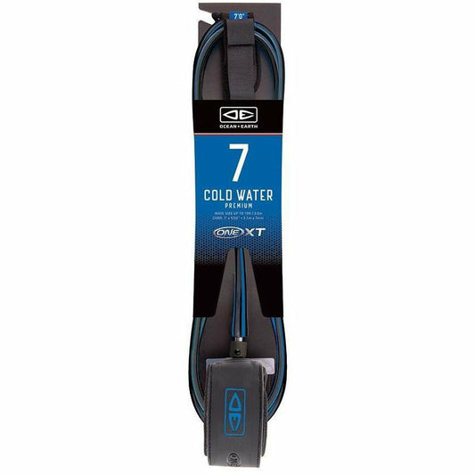 Ocean and Earth - Leash 7' Cold Water Comp ONE XT