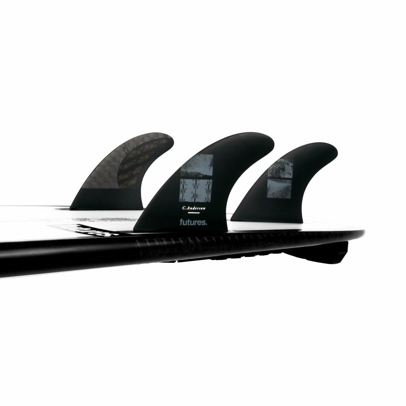 Futures Fins - CRAIG ANDERSON Blackstix 3.0 - Large (Black)