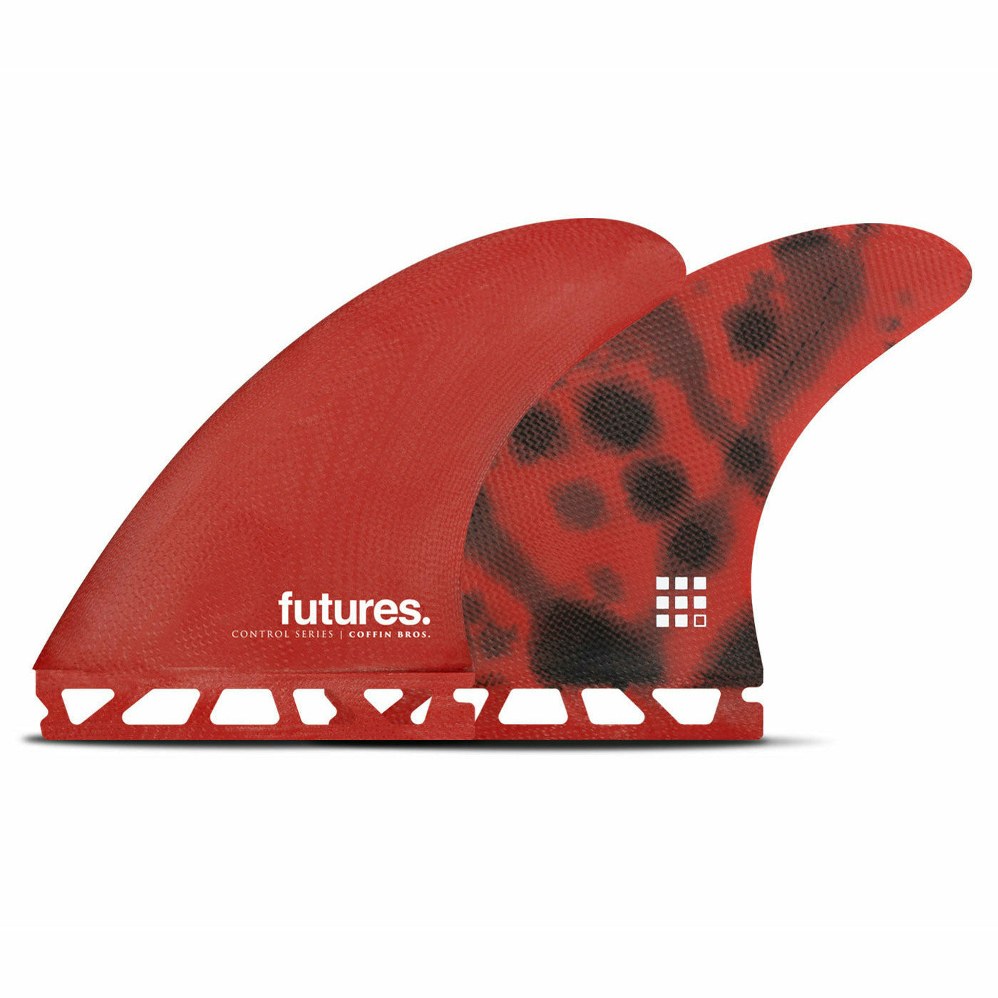 Futures Fins - COFFIN BROS Control Series - Medium (Red/Black)