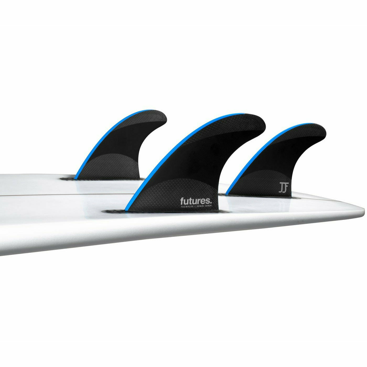 Futures Fins - JOHN JOHN (S) Techflex - Small (Black/Neon Blue)