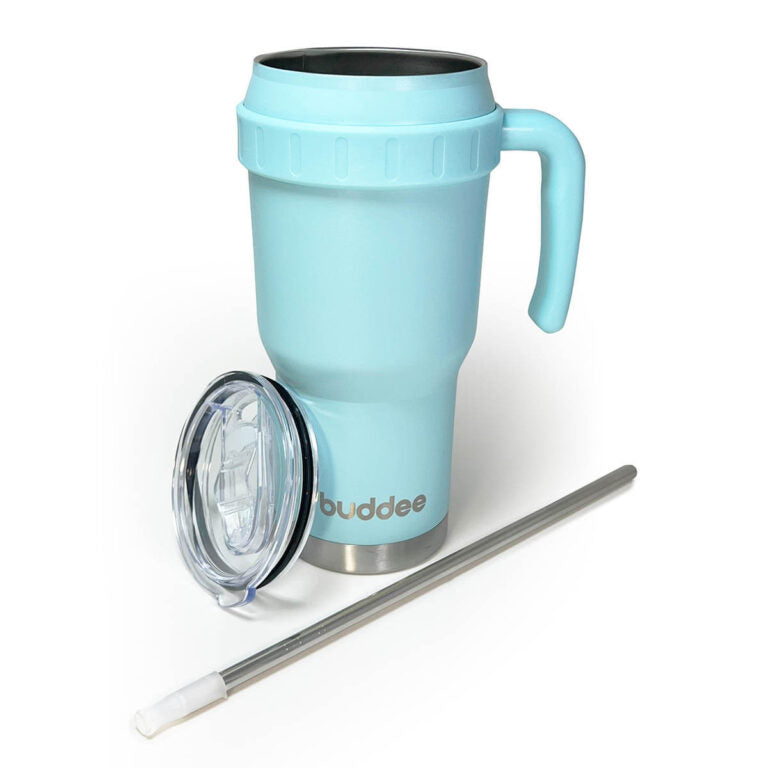 Buddee Bottles - 1200ml tumbler with sliding lid and straw