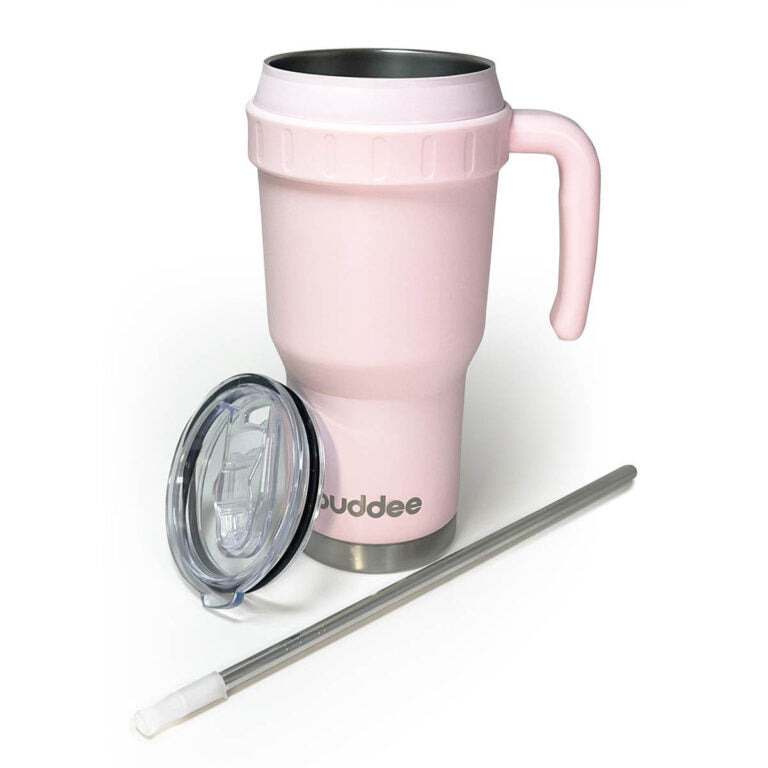 Buddee Bottles - 1200ml tumbler with sliding lid and straw