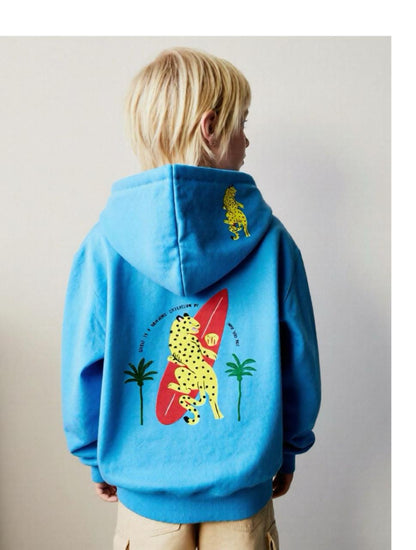 MERAKI - HOODED SWEATSHIRT - LEOPARD - Pollywog