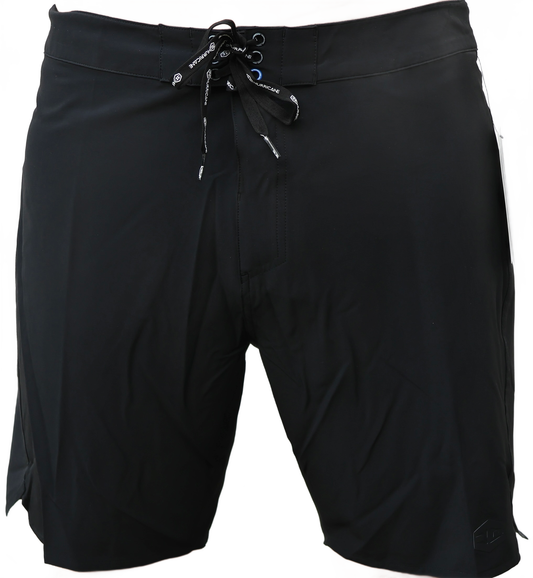 HURRICANE SURF - BLACK BOARDSHORTS - Pollywog