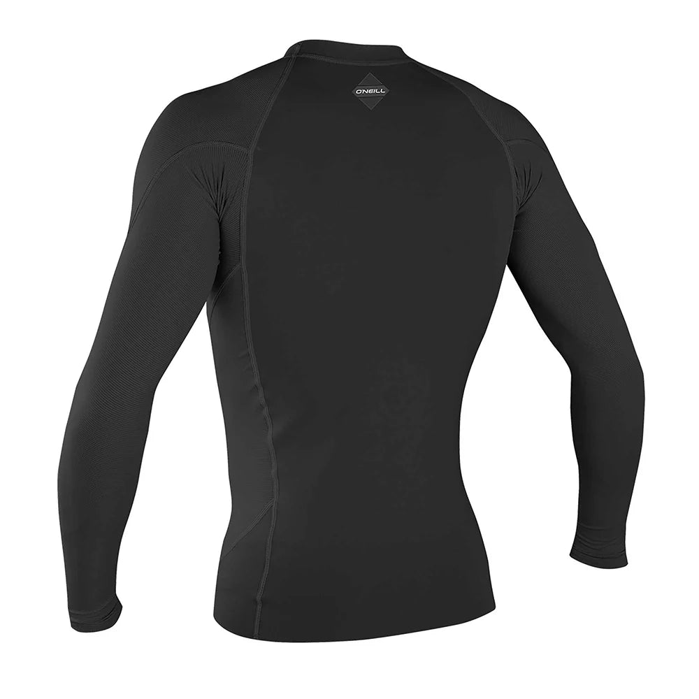 O'NEILL - HYPERFREAK 1mm NEO-SKIN LONGSLEEVE TOP - CARBON/GUNMETAL