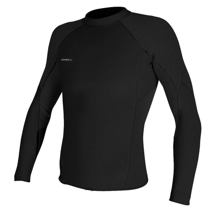 O'NEILL - 1.5mm HYPERFREAK LONG SLEEVE WETSUIT TOP - BLACK