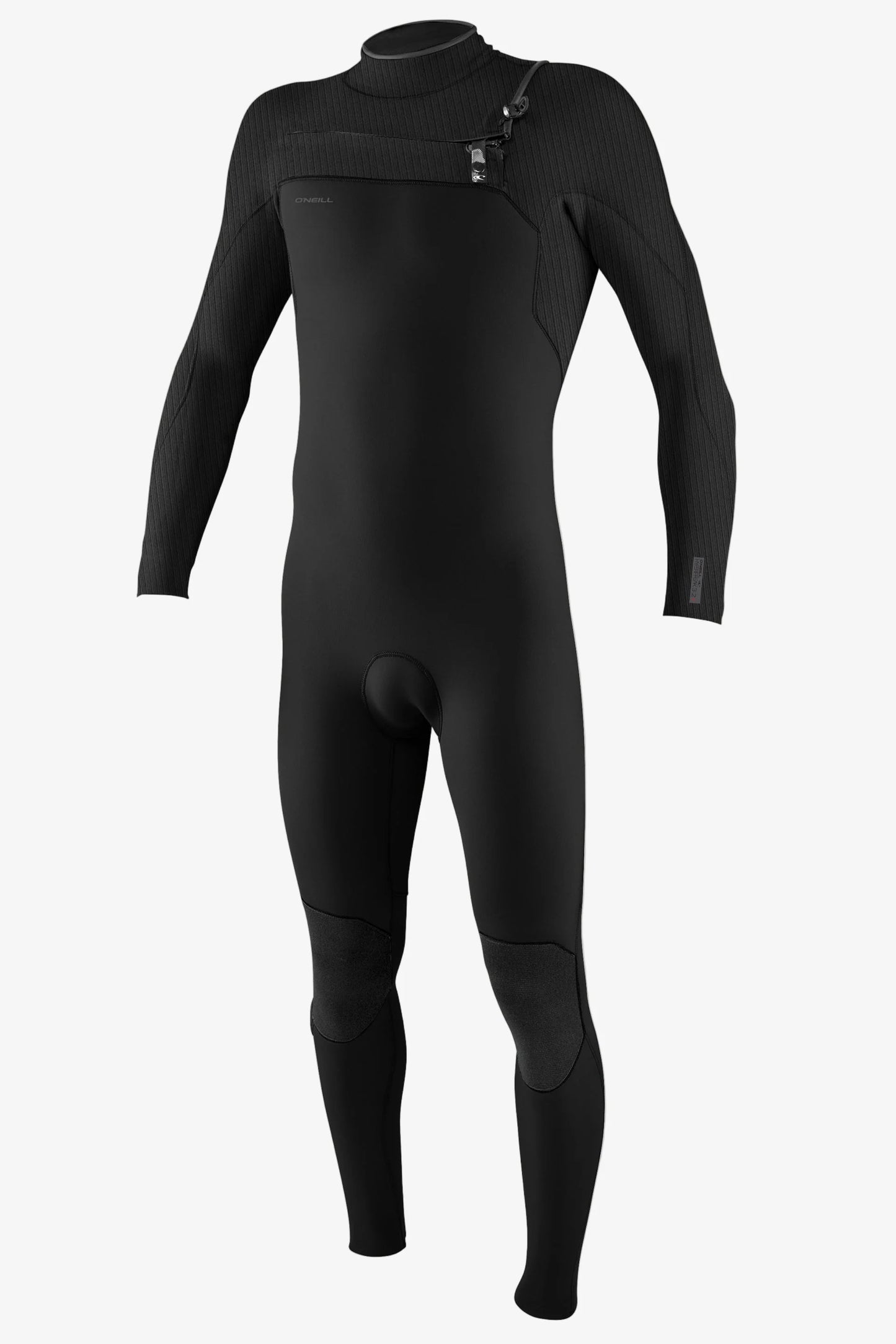O'NEILL WETSUITS - HYPERFREAK F.U.S.E CHEST ZIP 3/2mm+ BLACK/BLACK - Pollywog