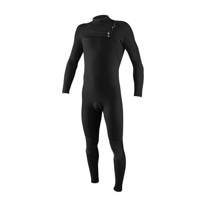 O'NEILL - HYPERFREAK 4/3mm CHEST ZIP FULL WETSUIT - BLACK/BLACK - Pollywog