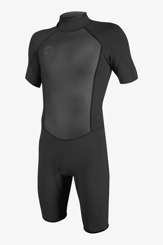O'NEILL - ORIGINALS 2mm BACK ZIP - SHORT SLEEVE - SPRING SUIT - BLACK - Pollywog