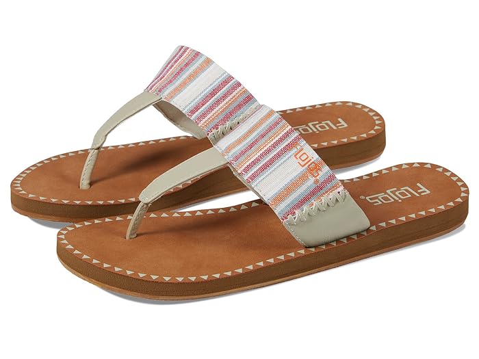 FLOJOS GRACE SERAPE IVORY MULTI/TAN