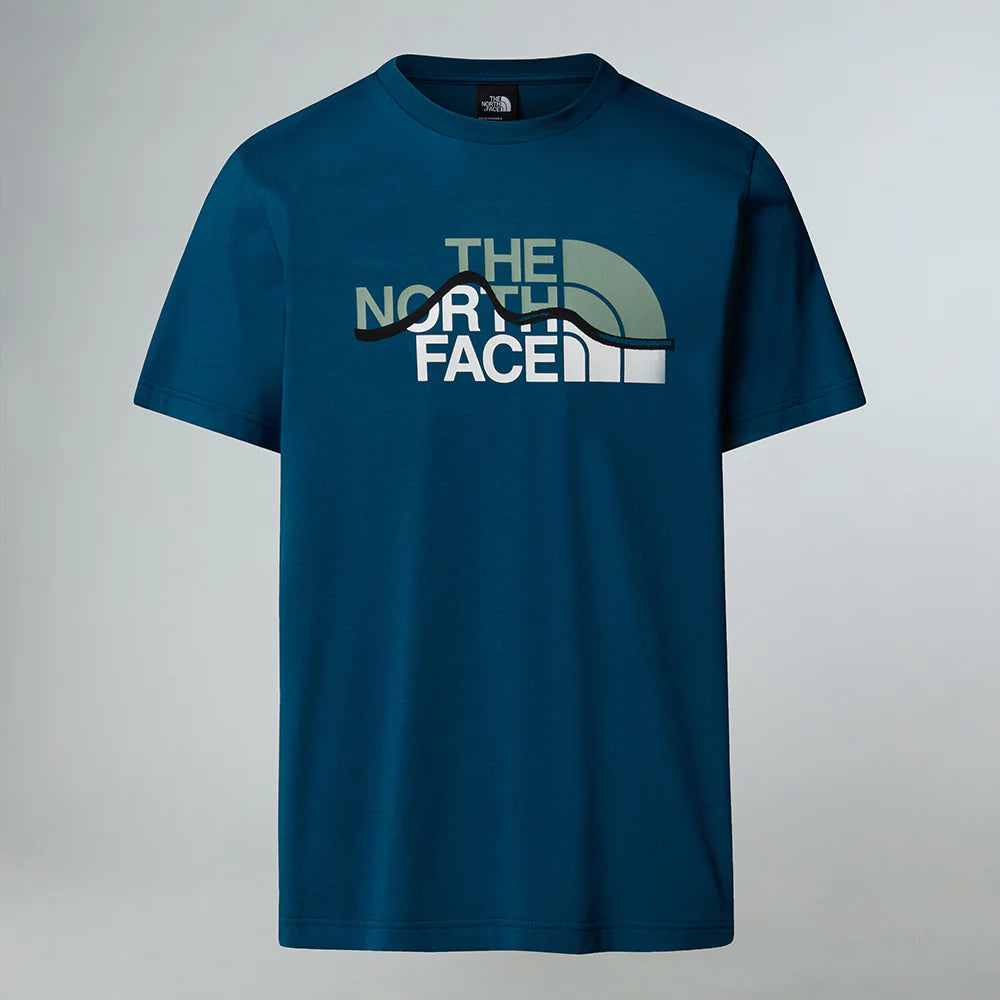 THE NORTH FACE - MENS S/S MOUNTAIN LINE TEE - Pollywog
