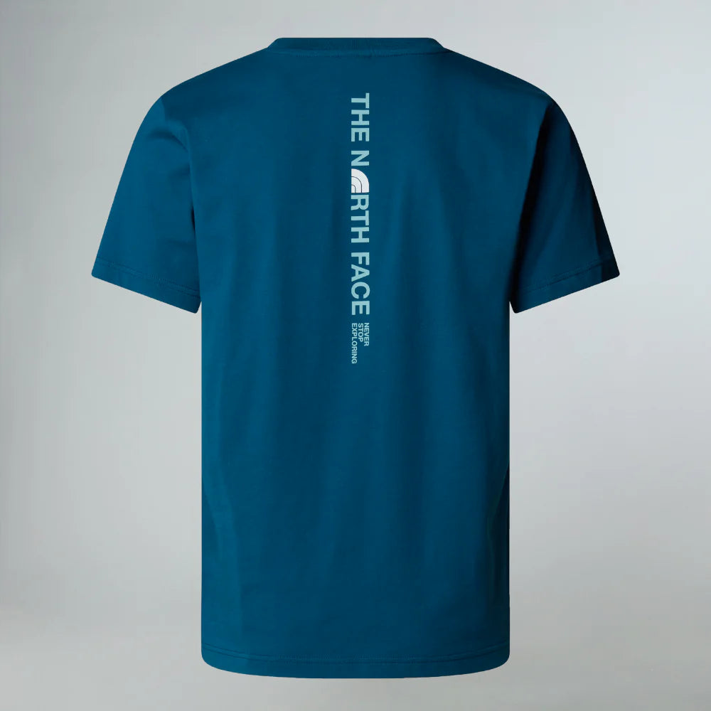 THE NORTH FACE - MENS S/S VERTICLE LOGO TEE - Pollywog