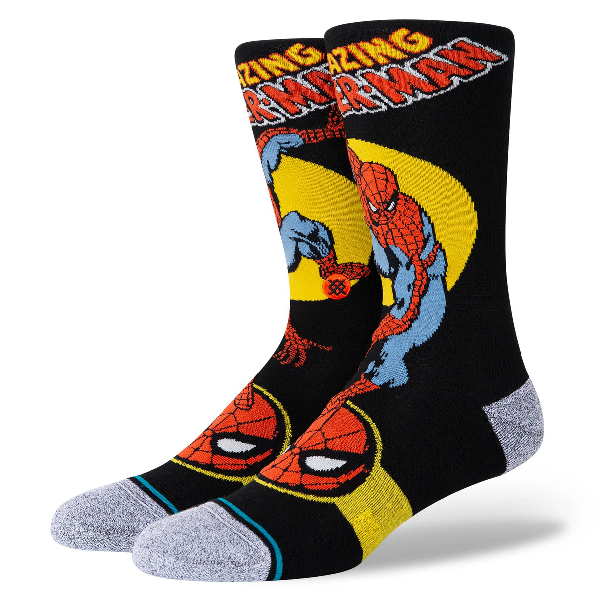 Stance Unisex Spider Man Marquee Socks Black