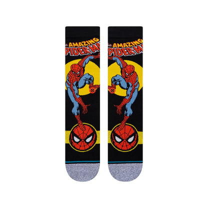 Stance Unisex Spider Man Marquee Socks Black