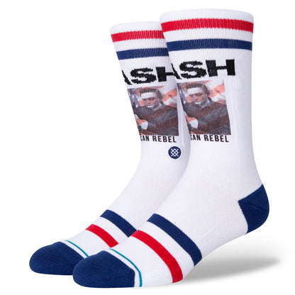 Stance Unisex Cash American Rebel White