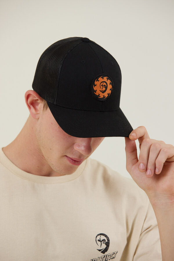 Instinct Surf - Flexfit® Retro Trucker Cap | Black