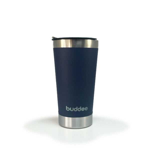 590ml Buddee Beer Mug W/ Bottle Opener – Navy