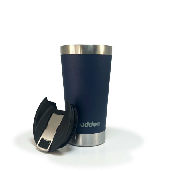 590ml Buddee Beer Mug W/ Bottle Opener – Navy