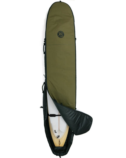 CREATURES OF LEISURE - HARDWEAR LONGBOARD 2-3 WHEELY - MILITARY TITANIUM LONGBOARD BOARDBAG