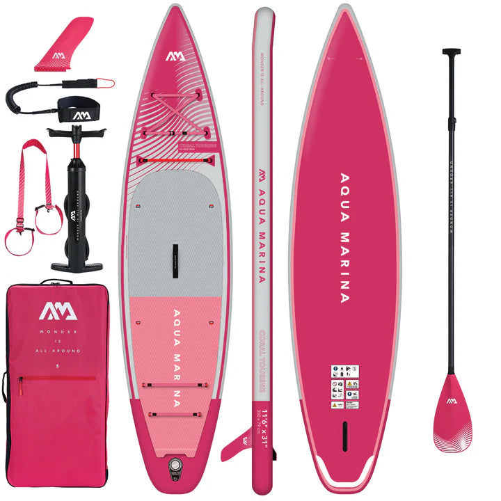 CORAL Raspberry TOURING 11'6" SUP + Paddle