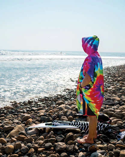 Leus Tie Dye Rainbow Original Eco Poncho