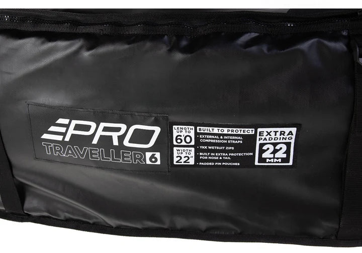 Island Style - Pro Traveller 6 Tarpaulin Shortboard Travel Cover (Holds 6 Boards)