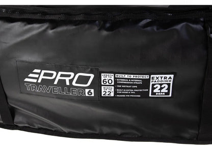 Island Style - Pro Traveller 6 Tarpaulin Shortboard Travel Cover (Holds 6 Boards)