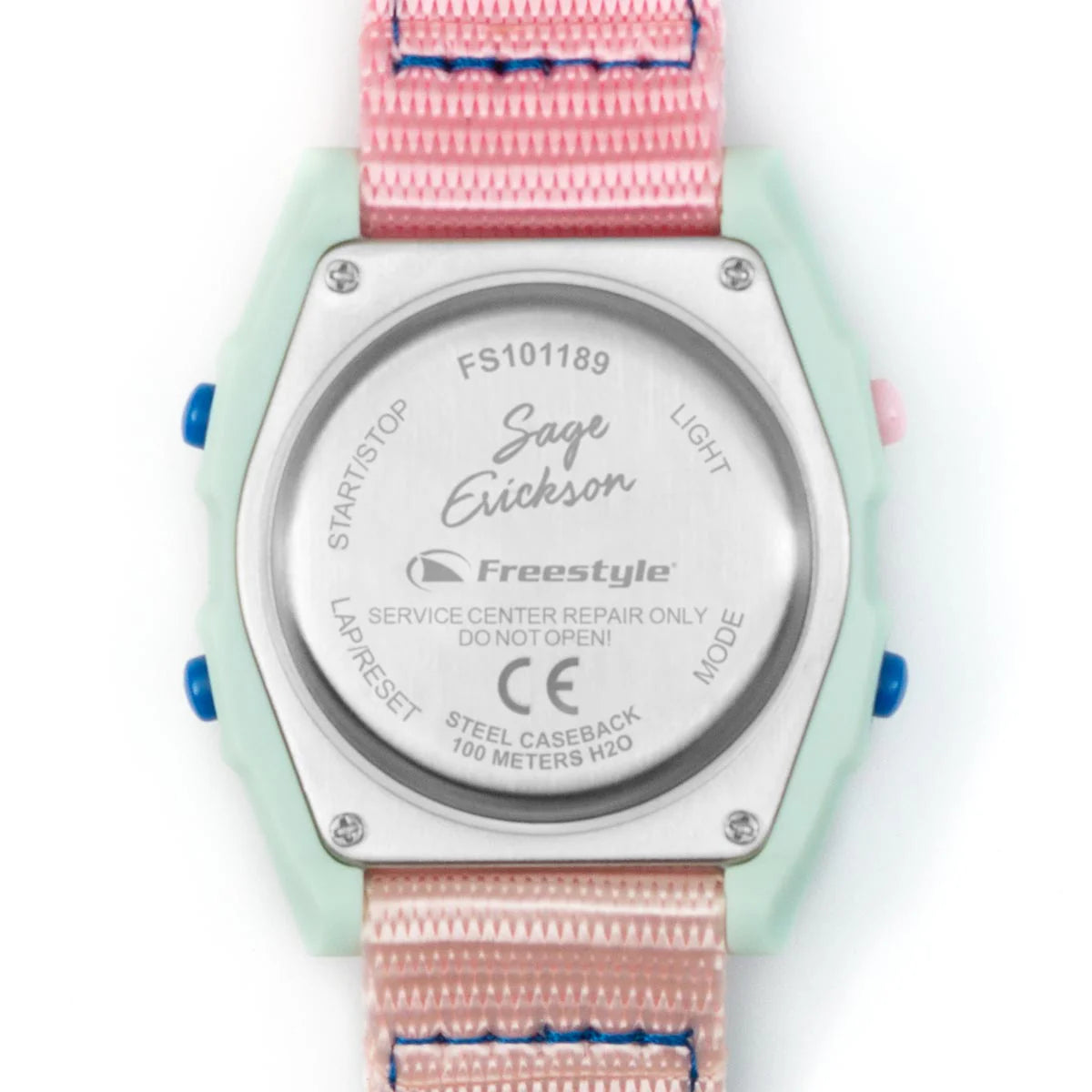 FREESTYLE WATCHES - SHARK CLASSIC CLIP SAGE ERICKSON COLAB - BLUE SAGE PINK - Pollywog