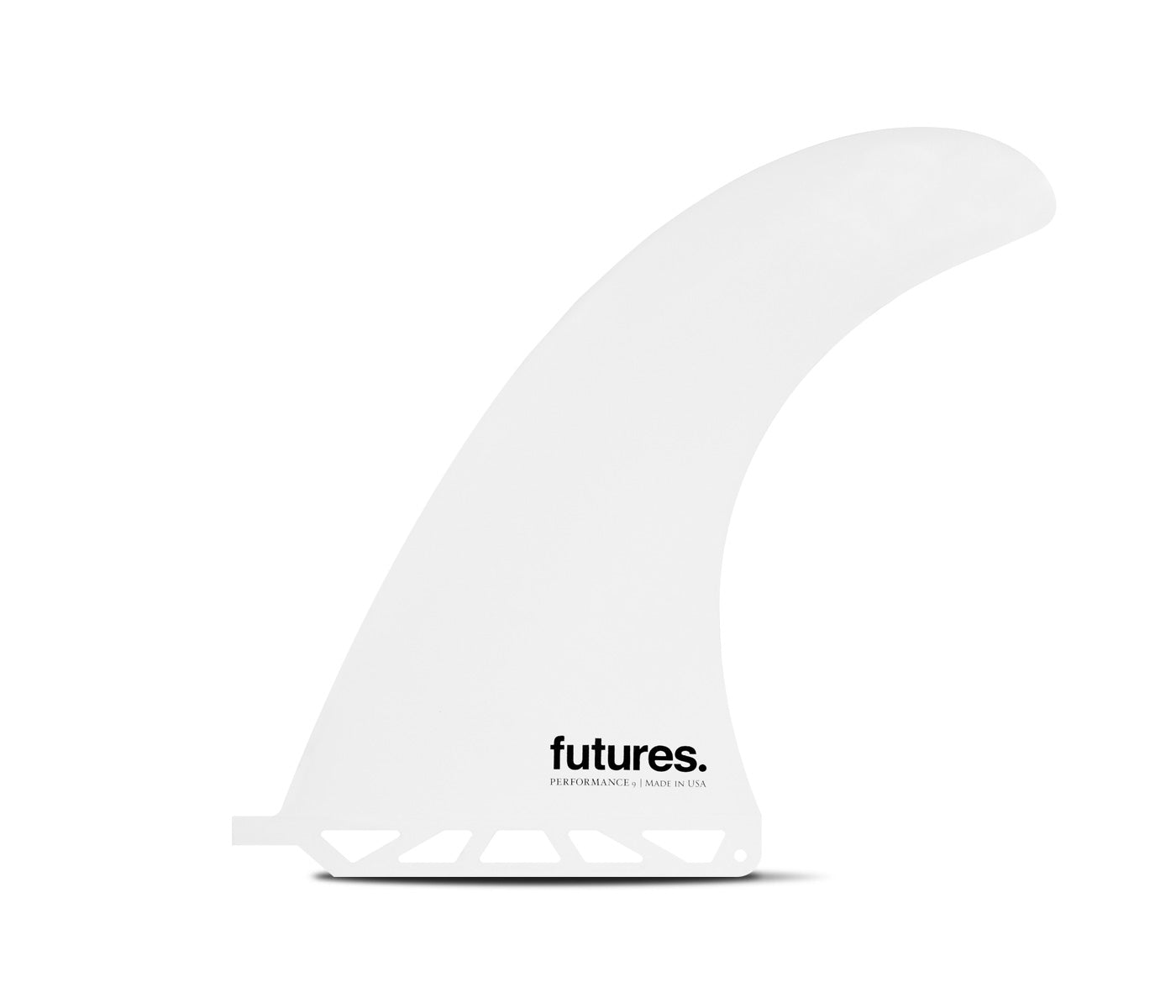 FUTURE FINS - 9.0" THERMOTECH PERFORMAANCE  SINGLE FIN - WHITE LAARGE - Pollywog