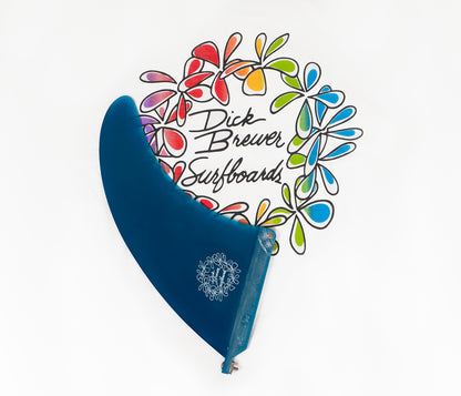 FUTURE FINS - BREWER 8" SINGLE LONGBOARD FIN - BLUE