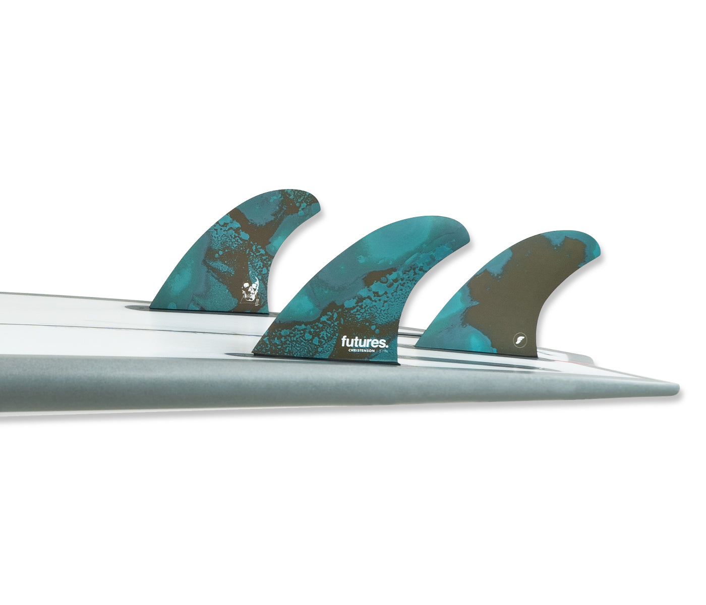 FUTURE FINS - CHRISTENSON - 5 FINS - HONEYCOMBE - MEDIUM - BLUE/BROWN