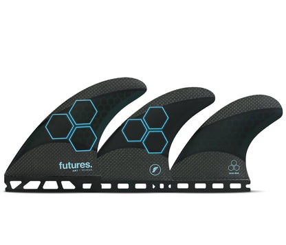 FUTURE FINS - AM1 TECHFLEX - 5 FIN - MEDIUM - BLACK/BLUE