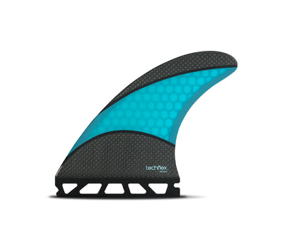 FUTURE FINS - AM1 TECHFLEX - 5 FIN - MEDIUM - BLACK/BLUE