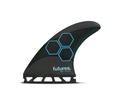 FUTURE FINS - AM1 TECHFLEX - 5 FIN - MEDIUM - BLACK/BLUE