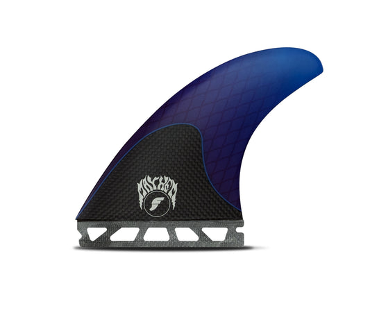FUTURE FINS - MAYHEM 3.0 - HONEYCOMBE/CARBON - THRUSTER - MEDIUM - BLUE - Pollywog