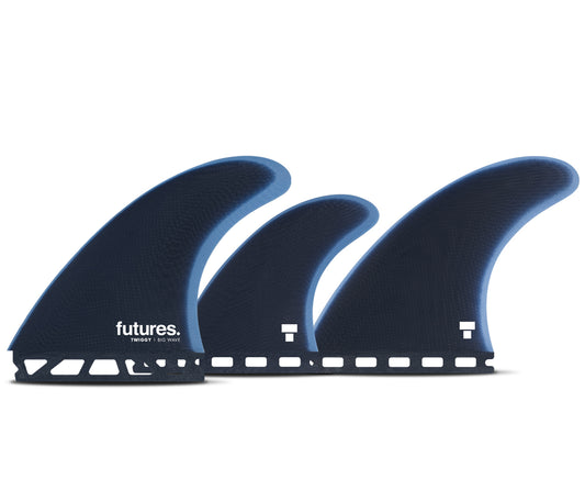 FUTURE FINS - TWIGGY BIG WAVE - 5 FIN - LARGE - NAVY/ROYAL