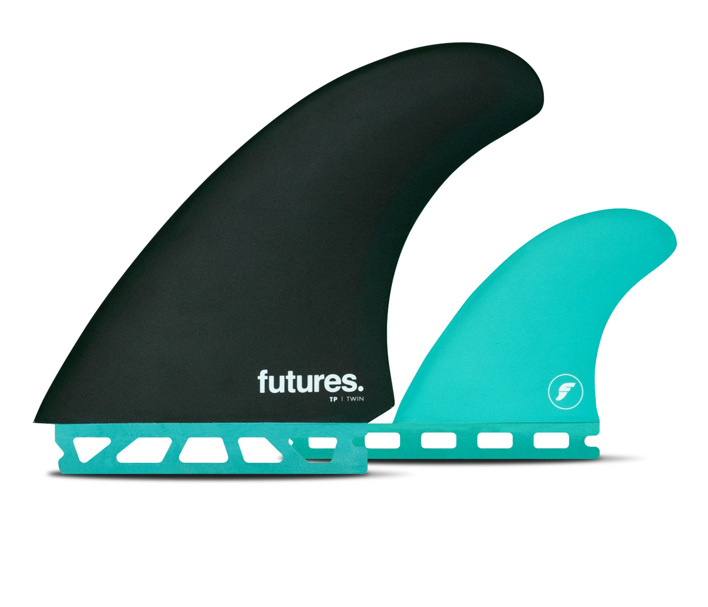 FUTURE FINS - T.PATTERSON HONEYCOMB TWIN + 1 BLACK/TEAL