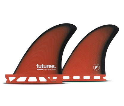 FUTURE FINS - BILLY KEMPER - QUAD - FIBERGLASS - RED