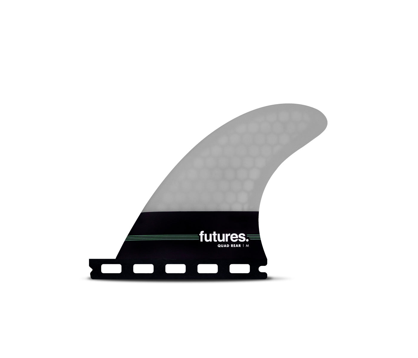 FUTURE FINS - QUAD TRAILER - NEUTRAL 80/20 FOIL - HC- MEDIUM - GREY - Pollywog