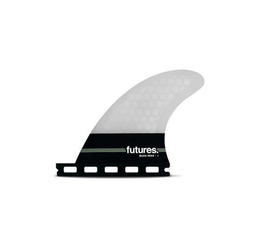 FUTURE FINS - QUAD REAR - NEUTRAL 80/20 FOIL - HC -SMALL - GREY